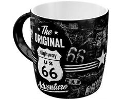 Nostalgic-Art Retro Kaffee-Becher - US Highways - Highway 66 The Original Adventure, Große Retro Tasse, Vintage Geschenk für Route 66 Fans, 330 ml
