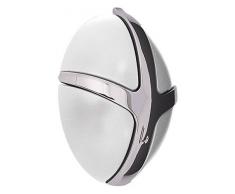 Spinder Design Tick Garderobe mit Metallhaken - 3 Haken , Weiß, 9.5x7x3.5cm