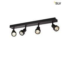 SLV LED Strahler PURI dreh- und schwenkbar | Dimmbare Wand- und Deckenleuchte zur Beleuchtung innen | LED Spot, Deckenfluter, Deckenstrahler, Decken-Lampen, Wand-Lampe | 4-flammig, GU10, EEK bis A++