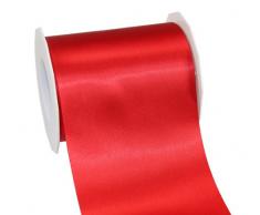Präsent Satinband, rot, 25 m - 112 mm