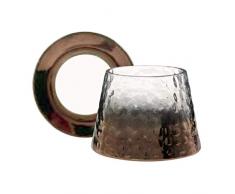 YANKEE CANDLE Sheridan Lampenschirm und Teller, Glas, Bronze, Large