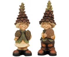 Unbekannt Sunny Toys 12663 Poly Tannenzapfen Wichtel Circa 30 cm, 2 Fach Sortiert