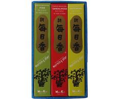 Trimontium Räucherstäbchen Geschenkset »Erde« (Pinie, Patschuli, Sandelholz), Kräuter/Harze/Wurzeln/ätherische Öle, Natur, 18 x 10 x 4 cm