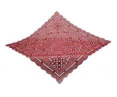 Bellanda Tischdecke, Polyester, Dunkelrot, 110x110