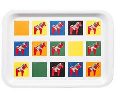 Sagaform Schweden Tablett, Kunststoff, Mehrfarbig