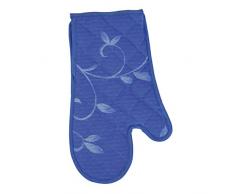 Excelsa Ofenhandschuh, gesteppt, Stoff blau