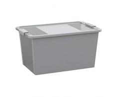 Kiss Kis Aufbewahrungsbox Bi Box 26 Liter in grau-transparent, Plastik, 55x35x19 cm