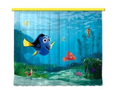 Dory und Nemo auf Unterwasserspaziergang, Disney, Vorhänge für ein Kinderzimmer, 180 x 160 cm.
