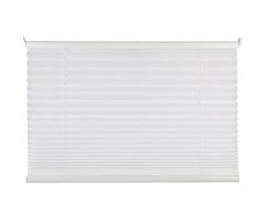 mydeco® 120x130 cm [BxH] in weiß - Verdunkelungs- Plissee Jalousie ohne bohren, Rollo für innen incl. Klemmträger (Klemmfix) - Sonnenschutz, Sichtschutz für Fenster