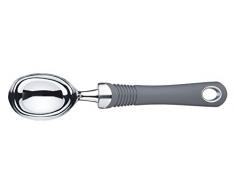 Kitchen Craft Eisportionierer mit Komfortgriff, Edelstahl, Silber/Grau, 28 x 18 x 18 cm