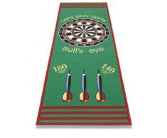F&S Spielmatte in sehr guter Qualität - Dartspiel - Bulls Eye - Zielscheibe 79 x 237 cm Made in Europe
