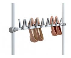 Wenko Schuhhalter Herkules Schuhregal, für 8 Paar Schuhe, Stahl, 94 x 10,5 x 8 cm, weiß