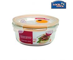 Lock & Lock LLG831T Ovenglas für Mikrowelle und Ofen, Glas, tranparent 15 x 15 x 7 cm.