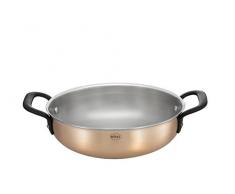 RÖSLE CHALET Servierpfanne Ø 24 cm, Kupfer, induktionsgeeignet
