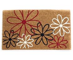 Coco&Coir® Premium kokos Fußmatte | Kokosnussmatte mit rutschfestem PVC | Fußwischer für den Eingangsbereich | für den Außen- und Innenbereich | 45 x 75 cm