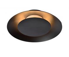 Lucide FOSKAL - Deckenleuchte - Ø 21,5 cm - LED - 1x6W 2700K - Schwarz