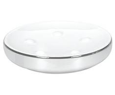 Kleine Wolke 5075127853 Seifenschale Noblesse, Accessoires, weiß/Silber