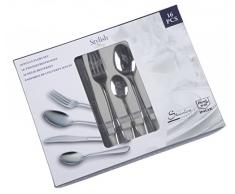 Unbekannt 53318 Besteckset, 16-teilig, Edelstahl, Silber, 31,523,55 cm
