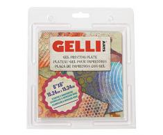 Gelli Arts GL6x6 Druck Teller 6 x 6 Zoll, Synthetic Material, durchsichtig, 15.24 x 15.24 cm
