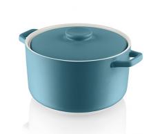 Fearne von Swan mittleren Runde Auflaufform aus Steingut, Keramik, Pfau, 21 x 28 x 12 cm