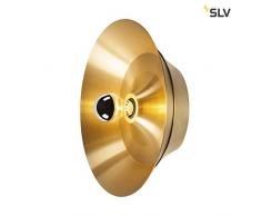 SLV BATO 35 CW, Indoor Wand- und Deckenaufbauleuchte, messing, E27, max. 60W Leuchte Aluminium 0 W, gold