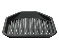 Prestige Inspire Pizzablech in Stahloptik, 35 cm, schwarz, Stahl, Schwarz, 36 cm