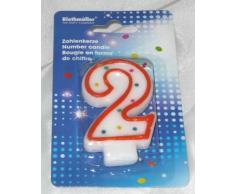 Riethmueller Geburtstagskerze Zahl 2