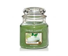 Yankee Candle Glaskerze, mittel, Vanilla Lime