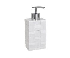 Wenko 19423102 Seifenspender Relief White - FlÃ¼ssigseifen-Spender, FassungsvermÃ¶gen 0.2 L, Polyresin, 7.2 x 16.5 x 5 cm, WeiÃ