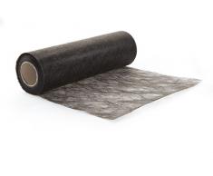 25 m x 30 cm Sizoflor® Vlies Original Tischband Tischläufer schwarz für Hochzeit Weihnachten