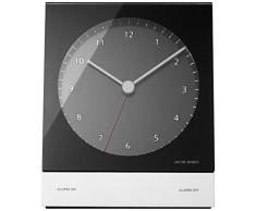 Jacob Jensen Danish Design Unisex Wecker Analog Black/ALU NO. 341