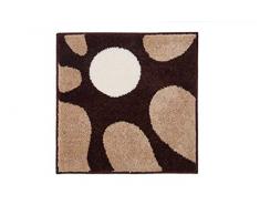 Grund COLANI Exklusiver Designer Badteppich 100% Polyacryl, ultra soft, rutschfest, ÖKO-TEX-zertifiziert, 5 Jahre Garantie, Colani 12, WC-Vorlage o.A. 60x60 cm, beige