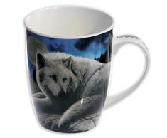 Close Up Wolf Tasse Guardian of The North/Porzellantasse mit 325ml Fassungsvermögem im Lisa Parker Design