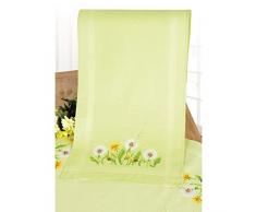 Vervaco Kreuzstichpackung Tischläufer Kreuzstich vorgedruckt, Baumwolle, weiß, 40 x 100 x 0,3 cm