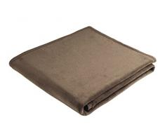 biederlack 693648 Decke, Synthetikmaterial, Braun, Einzelbett, 49 x 37 x 1 cm