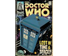Doctor Who - Tardis Comic - Filmposter Kino Movie TV-Serie - Größe 61x91,5 cm