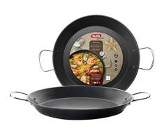 ibili 501040 Paellapfanne Gandia 40 cm, Stahl, schwarz, 40 x 40 x 6 cm