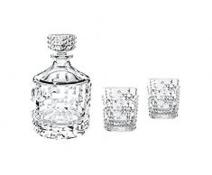 Spiegelau & Nachtmann, 3-teiliges Whisky-Set, Dekanter + 2 Becher, Kristallglas, Punk, 0099501-0