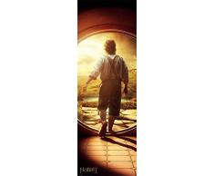 1art1 62944 Der Hobbit Tür-Poster - Eine Unerwartete Reise, 158 x 53 cm