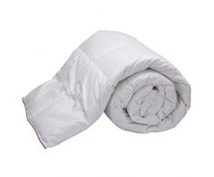 Pikolin Home - Daunendecke / Füllung mit Gänsedaunen 96%, Perkalbezug 100% Baumwolle, 280 gr/m², 220 x 220 cm, Bett 135