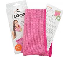 myboshi S494 Loop Webschal Kurzwaren fÃ¼r Stricken und HÃ¤keln, Baumwolle, pfingstrose, 40 x 24 x 0,50 cm