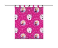 Herding Vorhang Disneys Die Eiskönigin, Polyester, Rosa, 160 x 140 cm