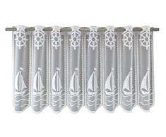 Anna Cortina Boot Gardine, Stoff, weiß, 45 x 150 cm