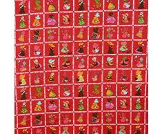Quilting Patchwork Craft Polycot ton Stoff Kids Puppen Design Popeline Baumwolle zum Nähen Schneidern Polycotton Material - Breite 45 (114) cm - Preis pro Viertelmeter (0,25cm)