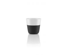 Eva Solo 5706631052016 501001 Kaffee, 2 Stück Glas und Becher, Porzellan, Carbon Schwarz