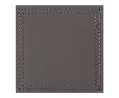 CREATIVE TOPS Bonded Leder Untersetzer, grau, 4-teilig