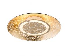 Globo Tabea Deckenleuchte, Metall, 6 W, goldfarben