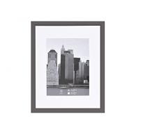 Henzo 8087418 Metallica Bilderrahmen, Plastik, dunkelgrau, 30.8 x 24.8 x 2.2 cm