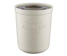 Mason Cash Innovative Küchenhelfer Topf und Untersetzer, Keramik, aus/weiß, 16 x 16 x 20 cm