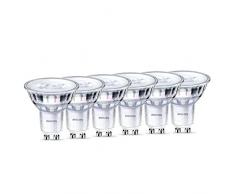 Philips LED WarmGlow Lampe ersetzt 50W, GU10, warmweiß (2200-2700 Kelvin), 345 Lumen, Reflektor, dimmbar, 6er Pack